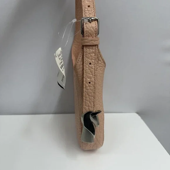 Burberry Leather Small Chess Baguette Shoulder Bag Purse Blush NWT $2190 Dust Ba - Picture 6 of 14